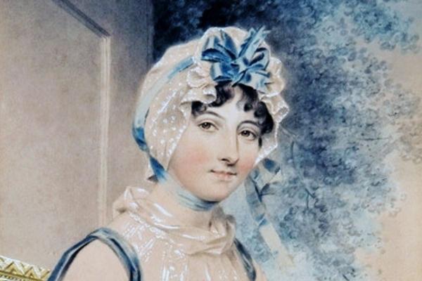 Painting of Maria Edgeworth by John Downman