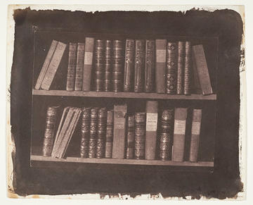 a scene in a library by henry fox talbot